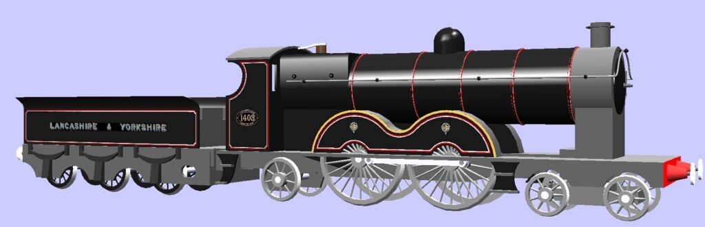 image of a locomotive model