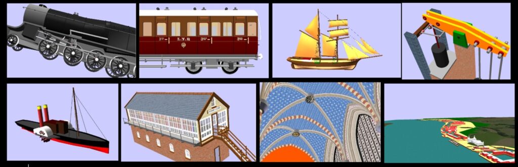 A range of model types constructed using Model Builder