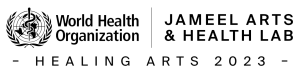 World Health Organization, Jameel Arts & Health Lab logo