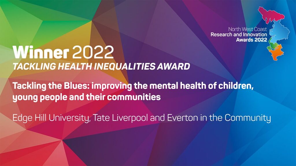 North West Coast Research and Innovation Awards 2022 - Winner 2022 - Tackling health inequalities award logo