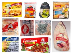 Food packaging for meat found in Brazil.