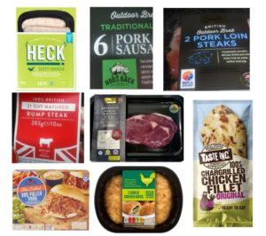 Food packaging for meat found in Brazil.