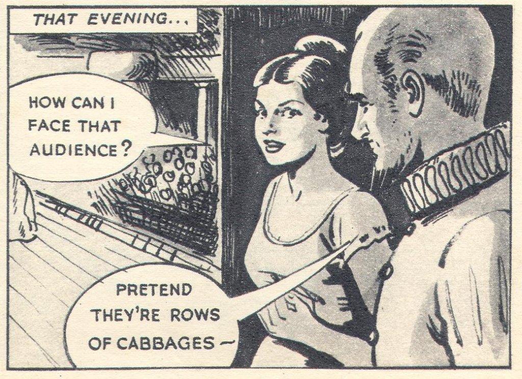 Fanny Kemble comic strip from Girl Annual, 1958.