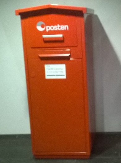 Norwegian post box