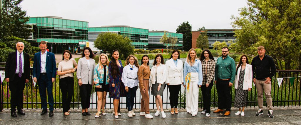 Group picture with EHU and YMNLU Colleagues on Edge Hill Campus