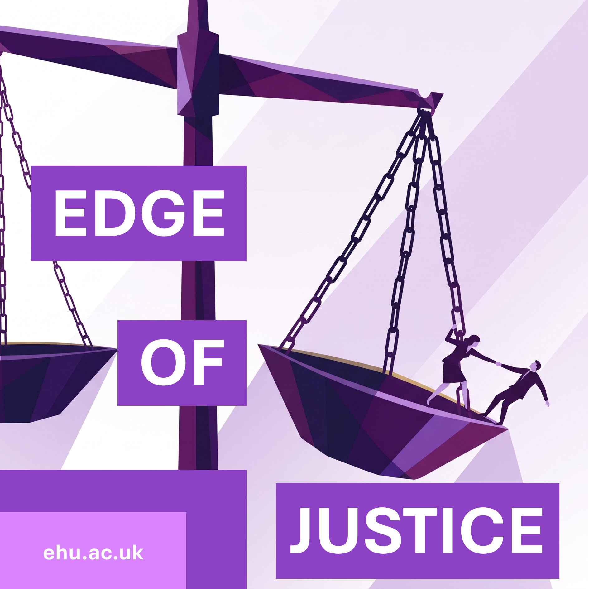 Cover art for the Edge of Justice Podcast