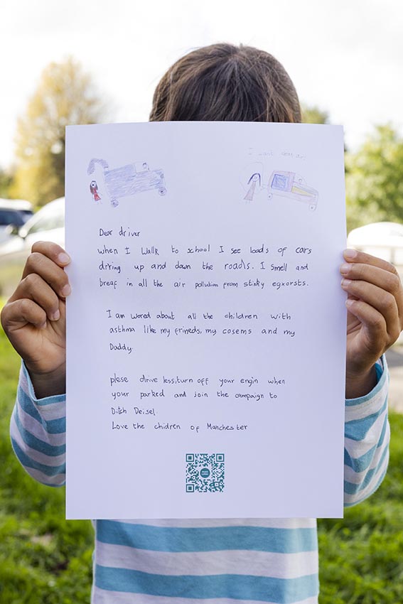 Sarah’s Letter (age 6) - copyright Rebecca Lupton Photography