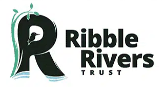 Ribble Rivers Trust, bird sitting inside the 'R' of in front of Ribble - logo