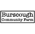 Burscough Community Farm logo, black text on a white background