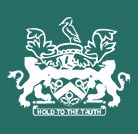 Burnley Council logo, white crest on a green background