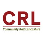 Community Rail logo, red text on a white background
