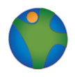 Global Link logo, illustrated earth