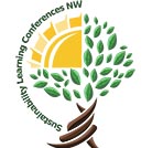 Lancashire Schools Sustainability Forum logo, illustrated tree and sun