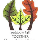 Outdoors4All Together CIC logo, three tree leaves above their name