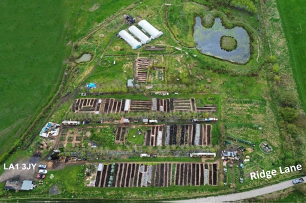 Accessible Nature Trail, Claver Hill Community Project Open Day taken from above