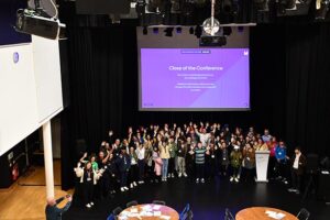 Lancashire Youth Climate Conference 2024 closing photo of attendees