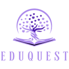 EduQuest logo, tree within a half circle