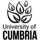 University of Cumbria, leaves above the text