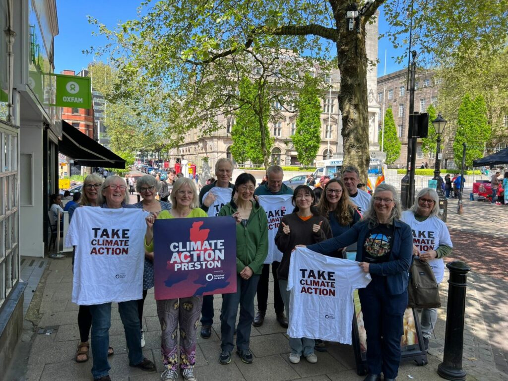 Community Energy Preston photo 1 - demonstration outside