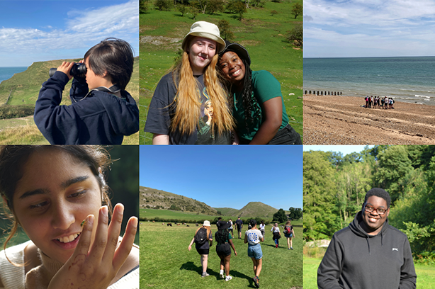 Various kids at the Action for Conservation summer camps in multiple locations