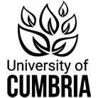 University of Cumbria, leaves above the text