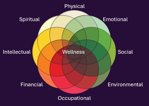 Wellbeing elements diagram