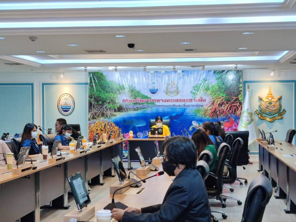 Associate Professor Dr Kanchana Nakhaphakorn, Thai PI, responds to questions during the training workshop with DMCR staff. 