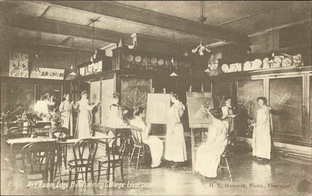 Durning Road Art Room including students