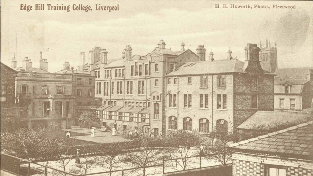 Historic image of Edge Hill College exterior