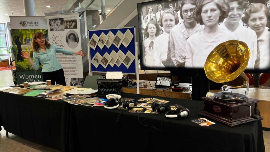  Our stall of archival material and objects