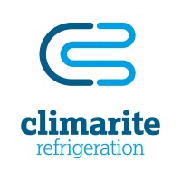 Climarite logo, blue text on a white background