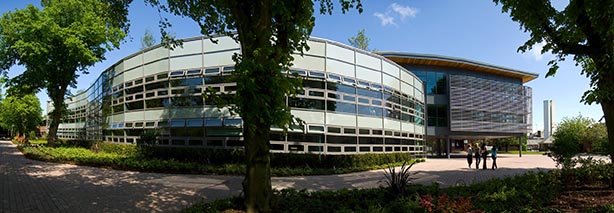 View of the Business Building