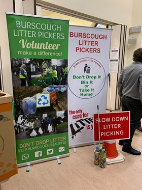 Burscough Litter Pickers banners and signs