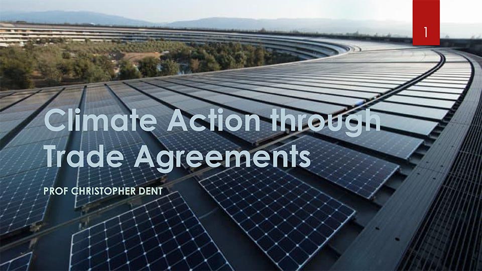 Circular roof full of solar panels