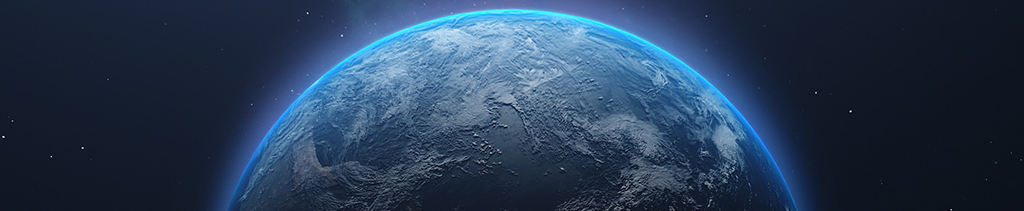 Photo by Javier Miranda on Unsplash, earth from space.